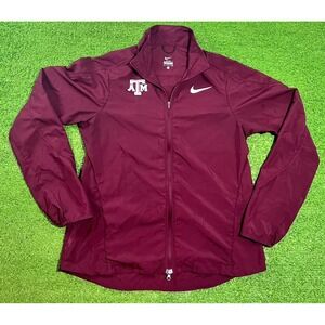 Vintage Texas A&M Windbreaker Nike Womens S Aggie Football Lt Weight Y2K USA
